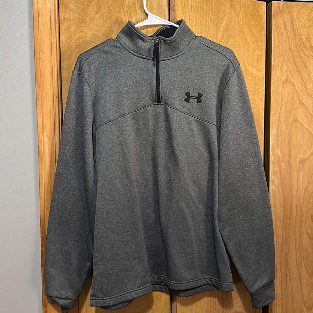 Under Armour quarter zip cold gear fleece pullover